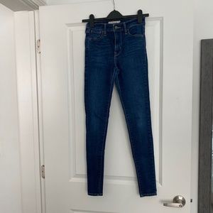 Levi High Rise Super Skinny Jeans